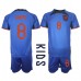 Billige Nederland Cody Gakpo #8 Bortetrøye Barn VM 2022 Kortermet (+ korte bukser)